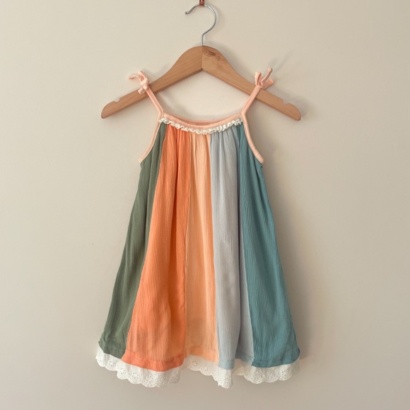 Matilda Jane Other - MATILDA JANE EUC Earth Tone Rainbow Light Weight Summer Dress